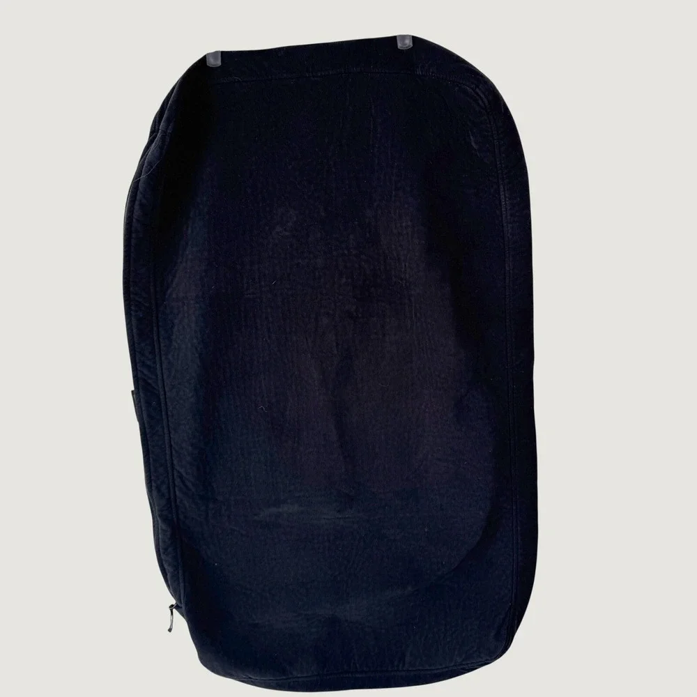 Lovesac‎ Sactionals Cover Black Padded Velvet Suede Replacement 36X21X3